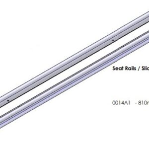 Seat Rails & Stops 810 Hard Anodised (set)