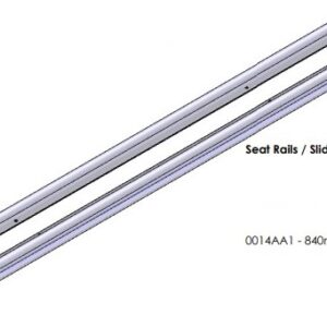 Seat Rails & Stops 840 Hard Anodised (set)