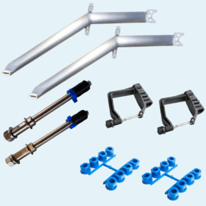 2- (Sweep) Aero-Wing Coxless Pair Complete (excl Back-Stays)