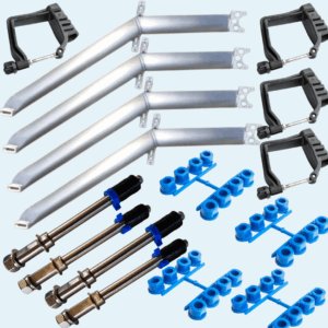 4- (Sweep) Aero-Wing Coxless Four Complete (excl Back-Stays)