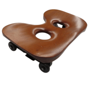 Seat Complete (Single  Act.Nylon) Wooden Top